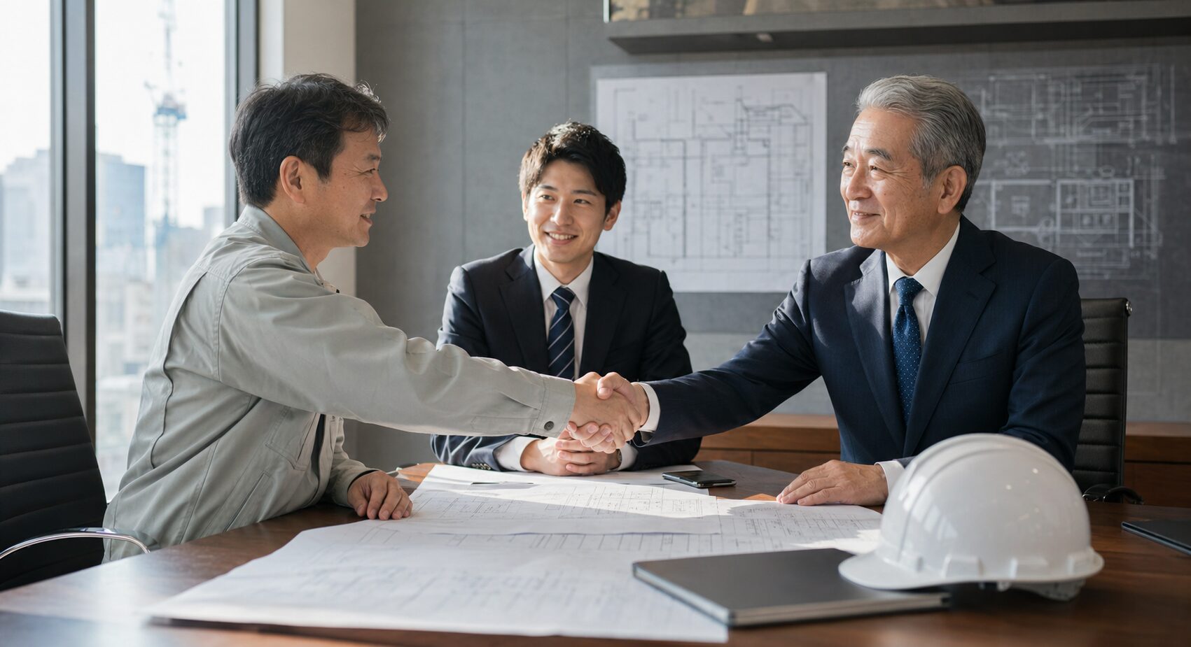 工事業M&Aの条件整理イメージ